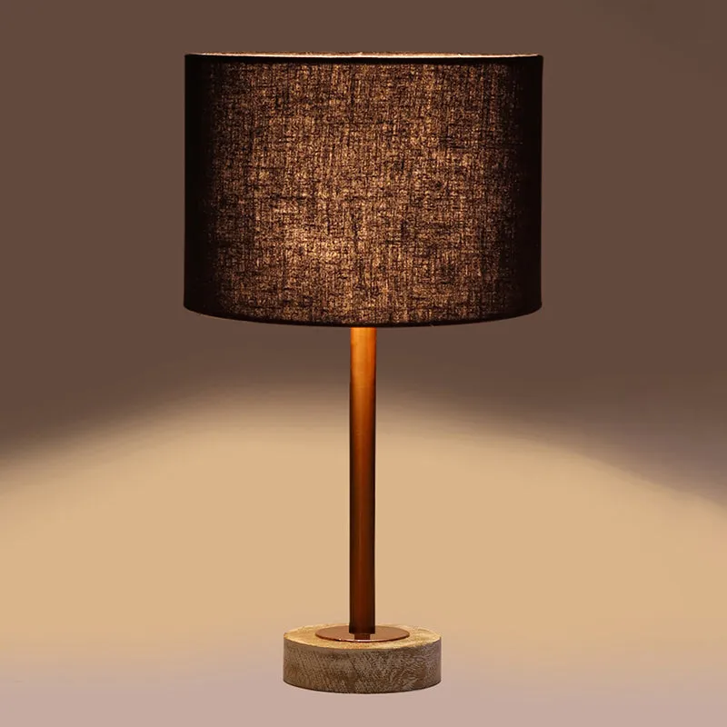 Cotin I Rodin Wooden Table Lamp - Black,Copper,White media 6