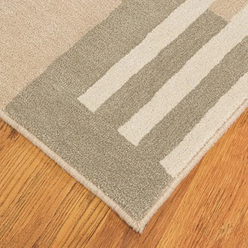Melantho Hand Tufted Geometric Wool & Nylon Carpet - Green media 7