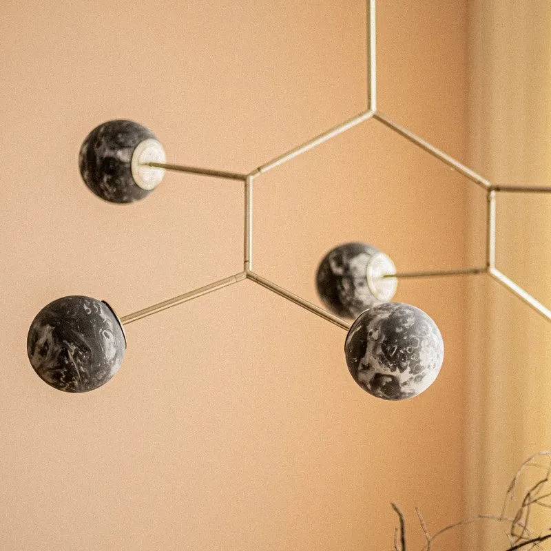 Orange Tree Noir Smoked Ceiling Lamp media 3