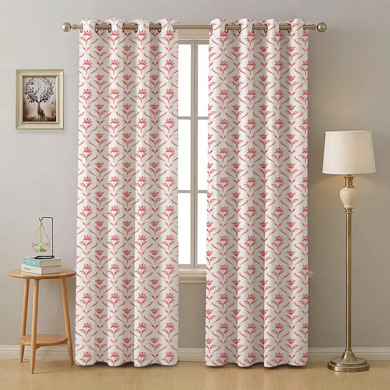 Urban Space Vedra Curtain (Pink) - Set Of Two media 2