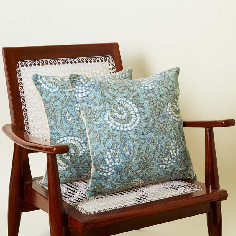 Crysanthemum Tale Cushion Cover - Set Of Two media 2
