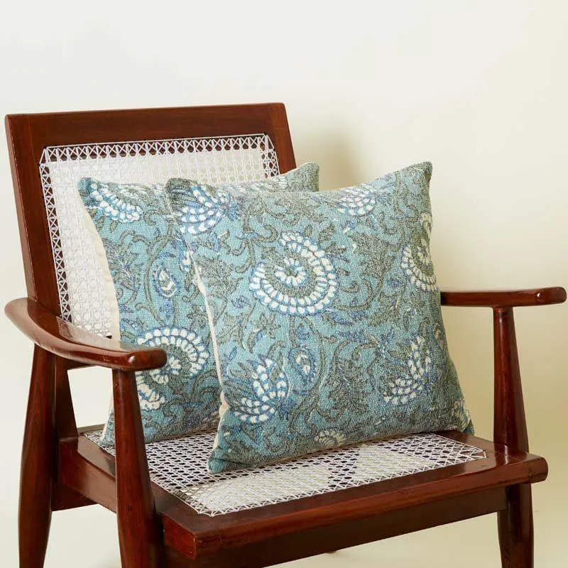 Crysanthemum Tale Cushion Cover - Set Of Two media 2