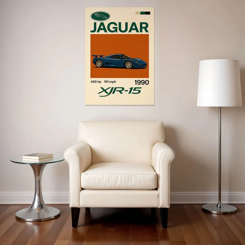 Jaguar XJR-15 Wall Poster media 1