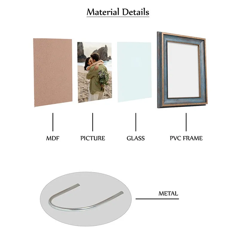 Glint Edge Photo Frame - Blue - 5