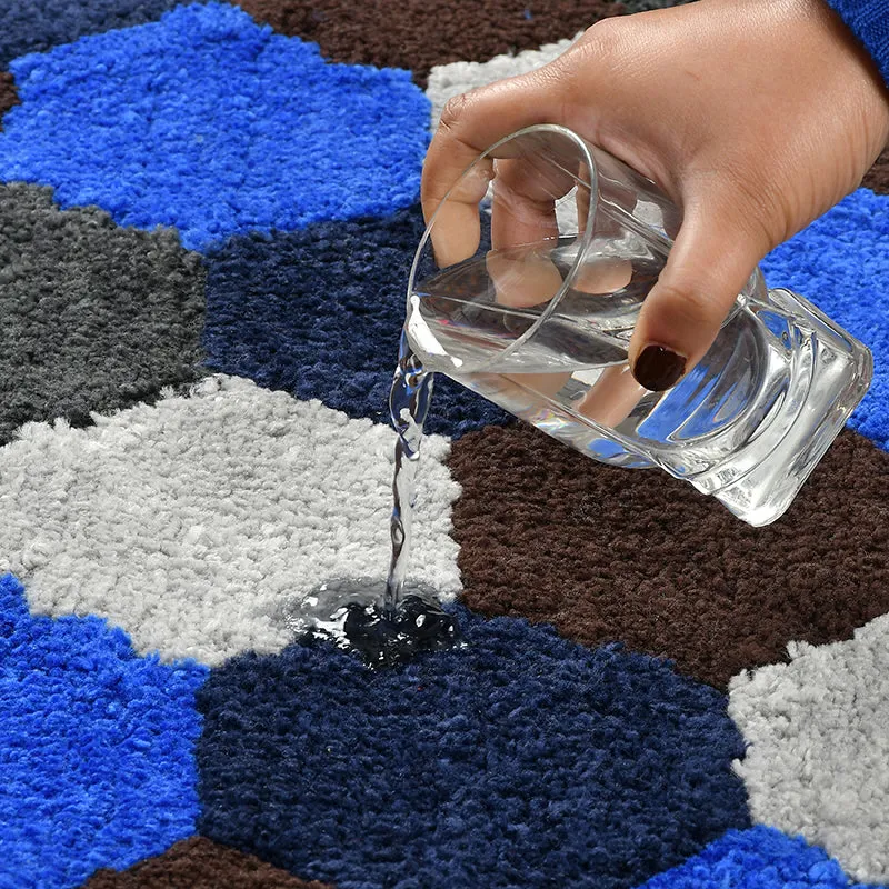 Hexadry Microfiber Bath Mat - Blue media 4