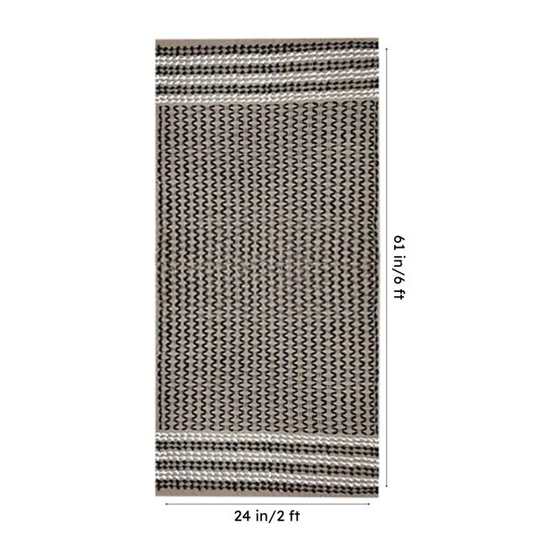 Corridor Classic Cotton Runner Rug - Beige media 9