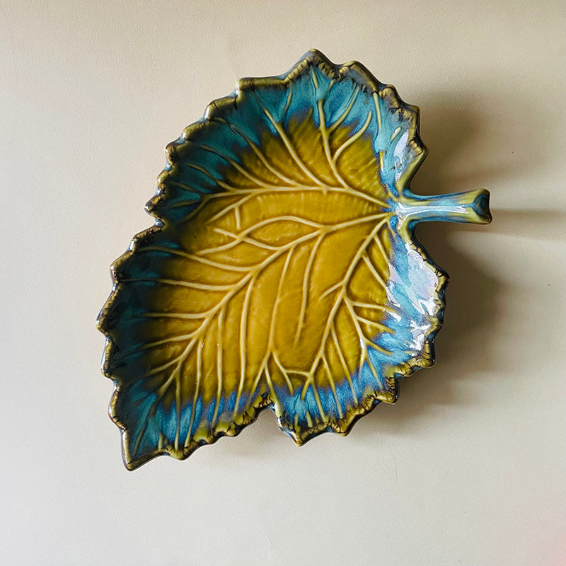 Cerelia Ceramic Platter - Yellow & Blue media 5