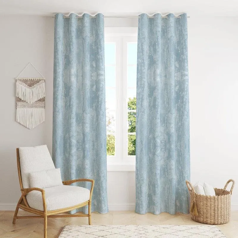 Aviothic Jacquard Single Curtain (Turquoise) media 1
