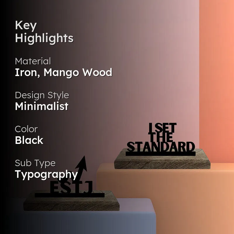 ESTJ Benchmark Showpiece - Set Of Two media 2