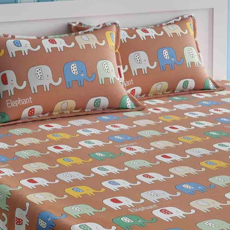 The Elephanzone Cotton Bedsheet - 210 TC media 5