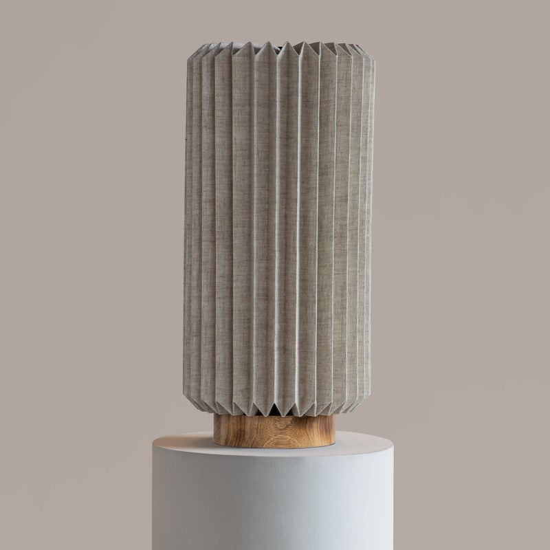 Fig Living Serenity Cotton Table Lamp - Brown image 3