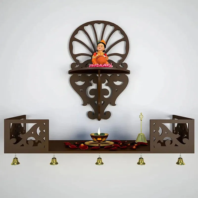 Nirvana Pooja Mandir with Shelf media 5