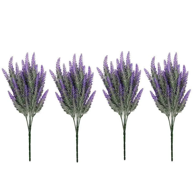 Faux Lavender Plastic Floral Sticks media 4