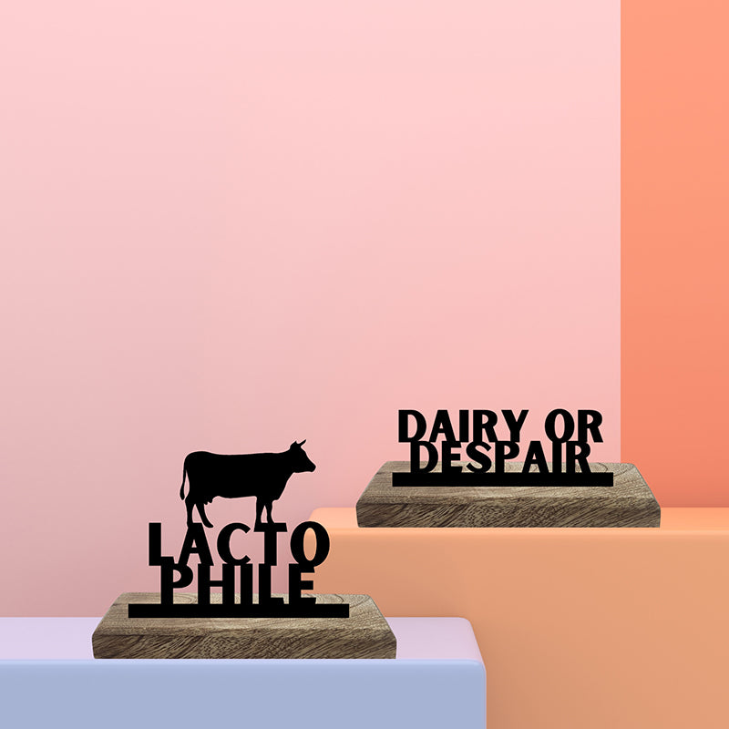 Lactophile Showpiece - Set Of Two