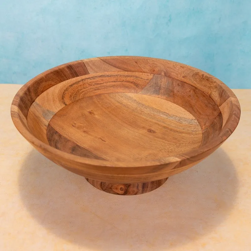 Hand-Turned Wood Mixing Bowl - 2625 mL media 7