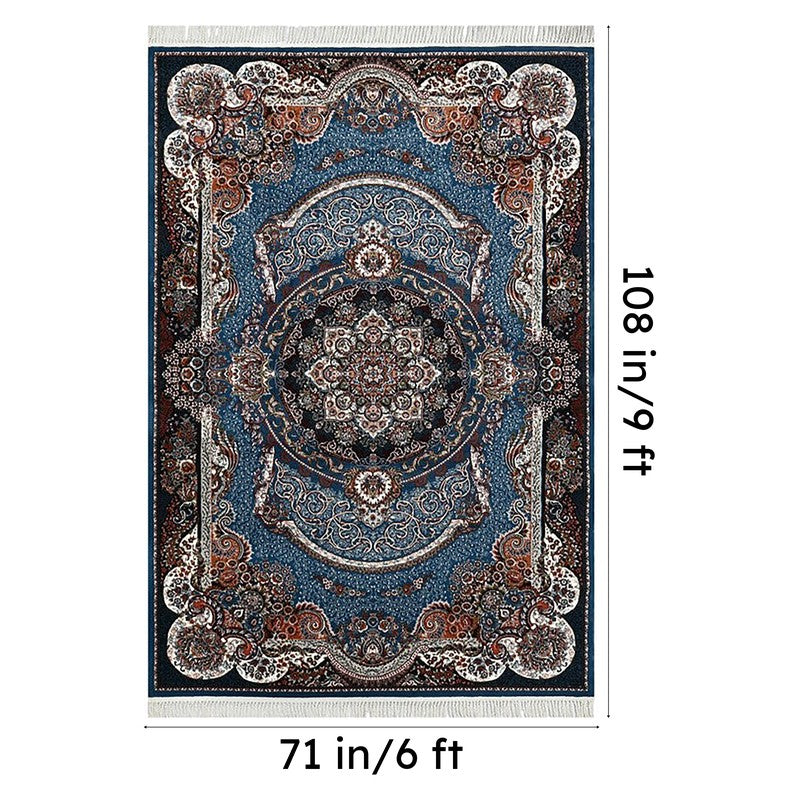 KalaVrit Artificial Silk Carpet media 10