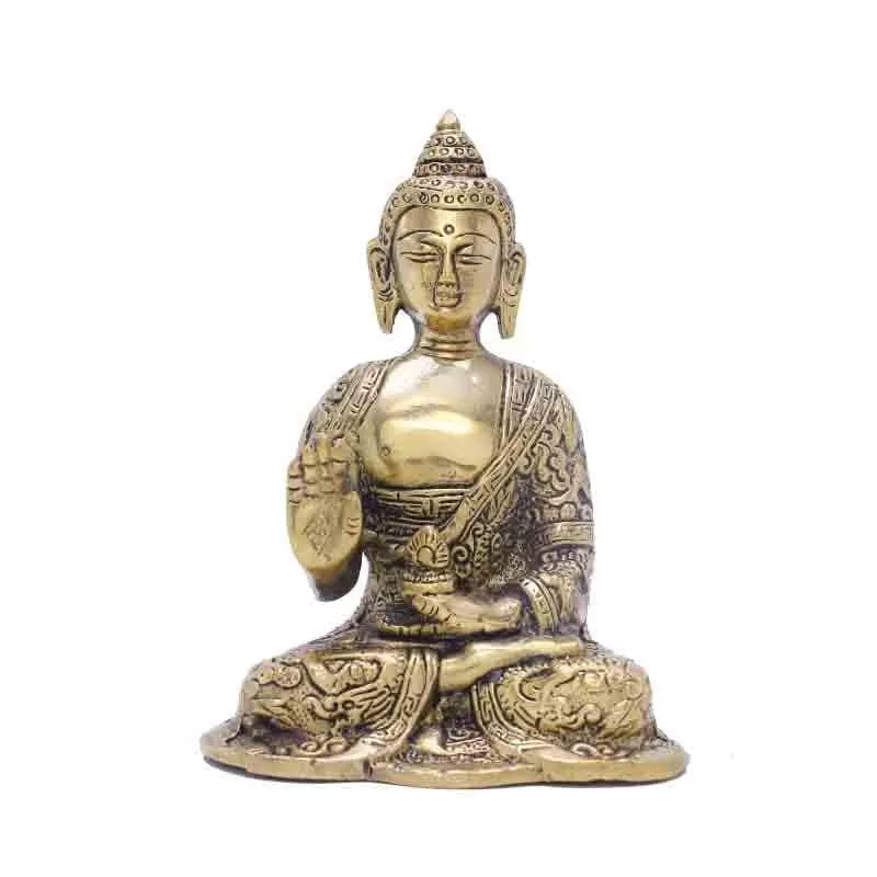 Composed Buddha Statue media 3