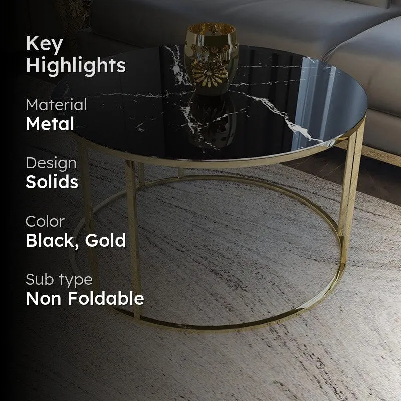 Evoke Noble Accent Table with Marble Top media 2