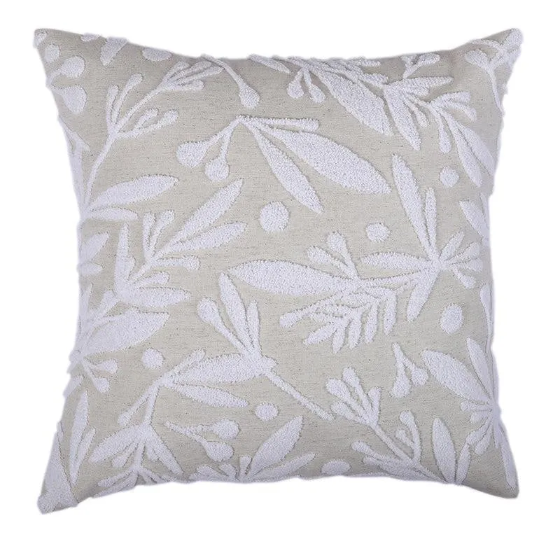 Epona Embroidered Cotton Cushion Cover - Set Of Two media 3