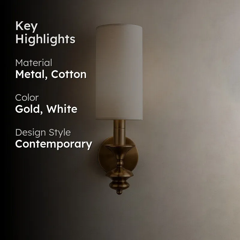 Novelle Aura Metal Wall Lamp media 2