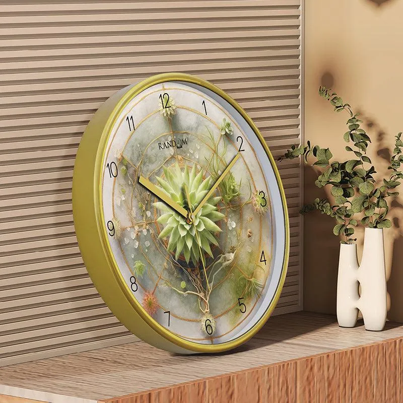 Aloe Hour Analog Wall Clock media 3