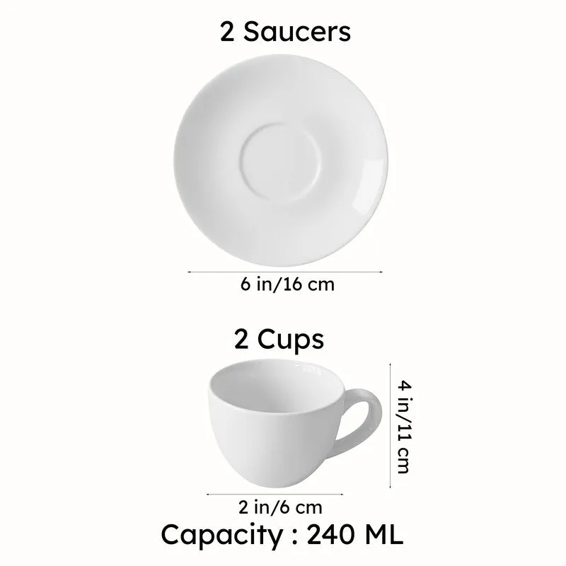 Aura Sip Cup & Saucer (240 Ml) - Four Piece Set media 9