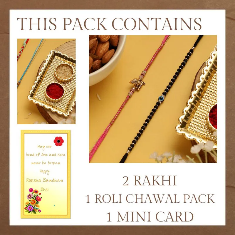 Nidha Krishna & Evil Eye Rakhi Hamper media 5