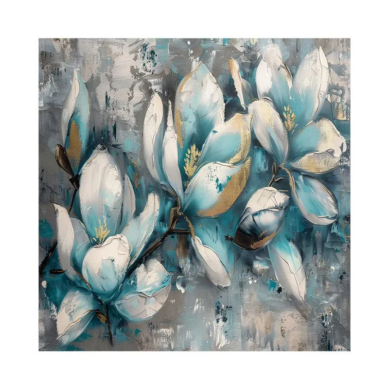 Celestial Flowers Wall Painting media 4
