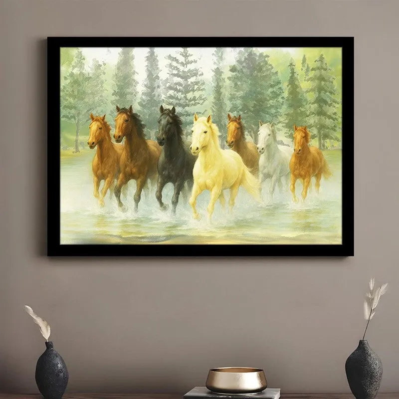Forest Gallop Wall Art with Frame media 2