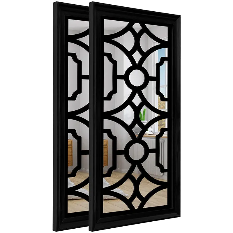 Persian Motif Decorative Wall Mirror - Set Of Two media 5