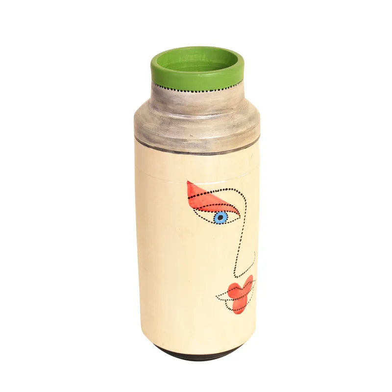 Painted Muse I Terracotta Vase media 5