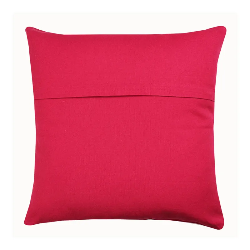 Whisper Weave Cushion Cover (Red) - Set Of Five media 4