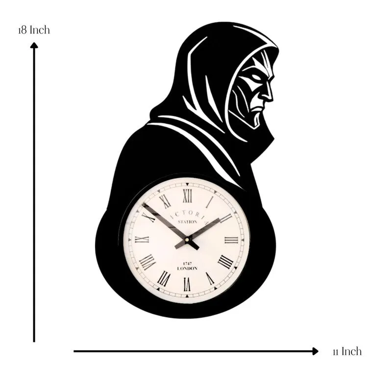 Valor Steel Analog Wall Clock - Black media 7