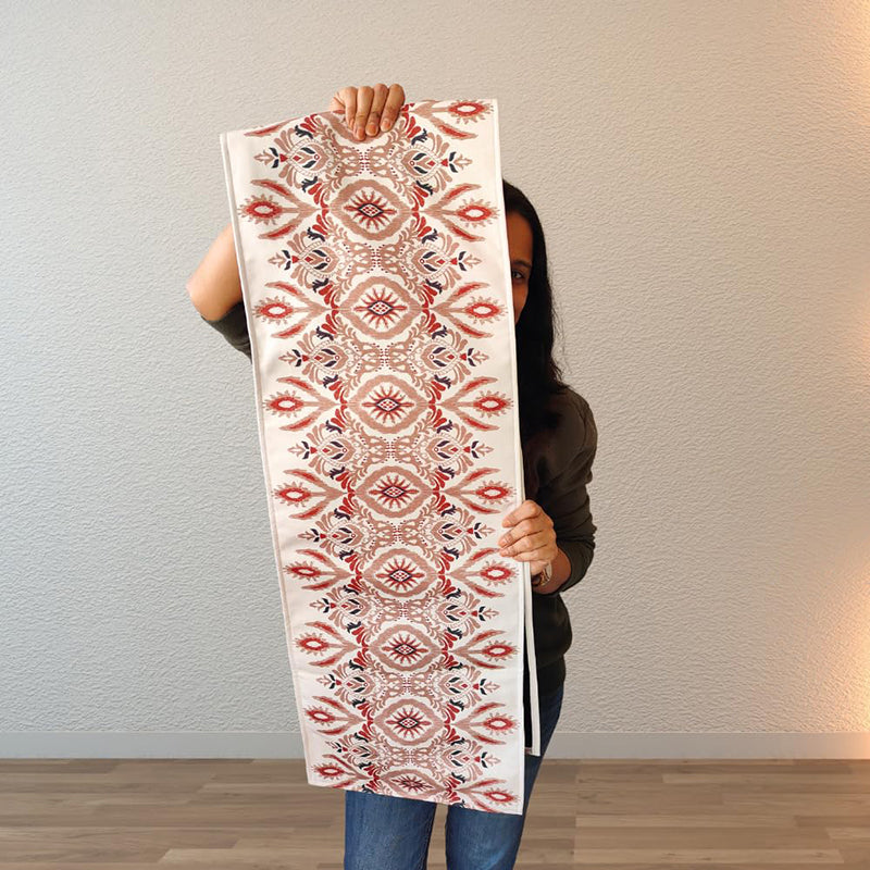 Ishtora Ethnic Poly Canvas Table Runner media 5