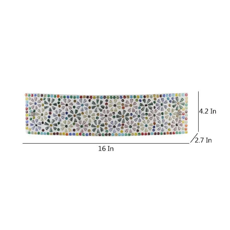 Floral Mantra Glass & Metal Wall Lamp media 5