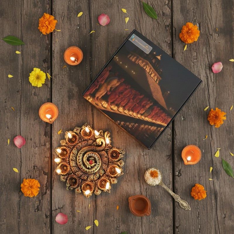 Mayurajyoti Terracotta Diya media 6