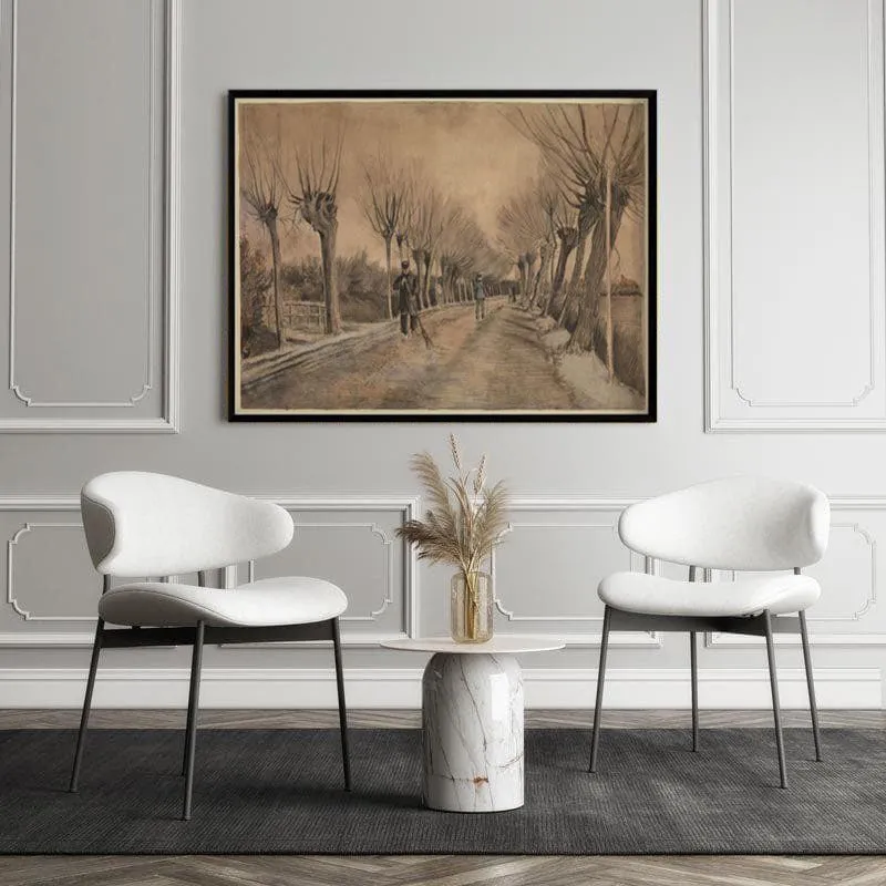 Road In Etten By Vincent Van Gogh - Black Frame media 5