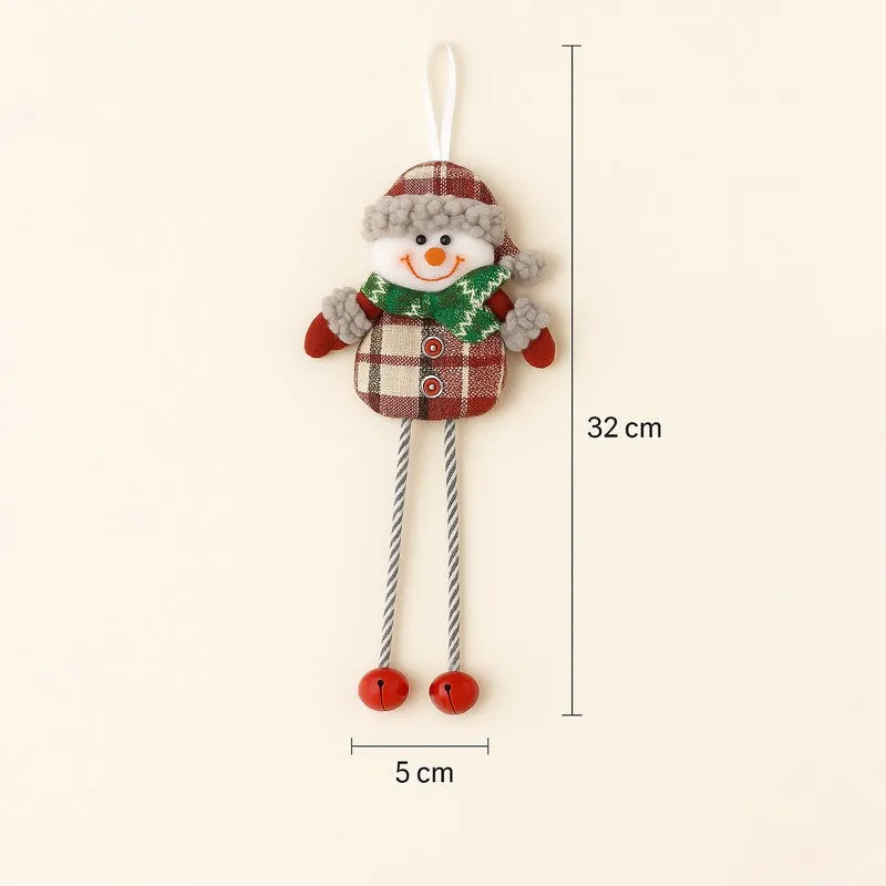 Noel Joy Santa Christmas Ornament - Set Of Three media 8