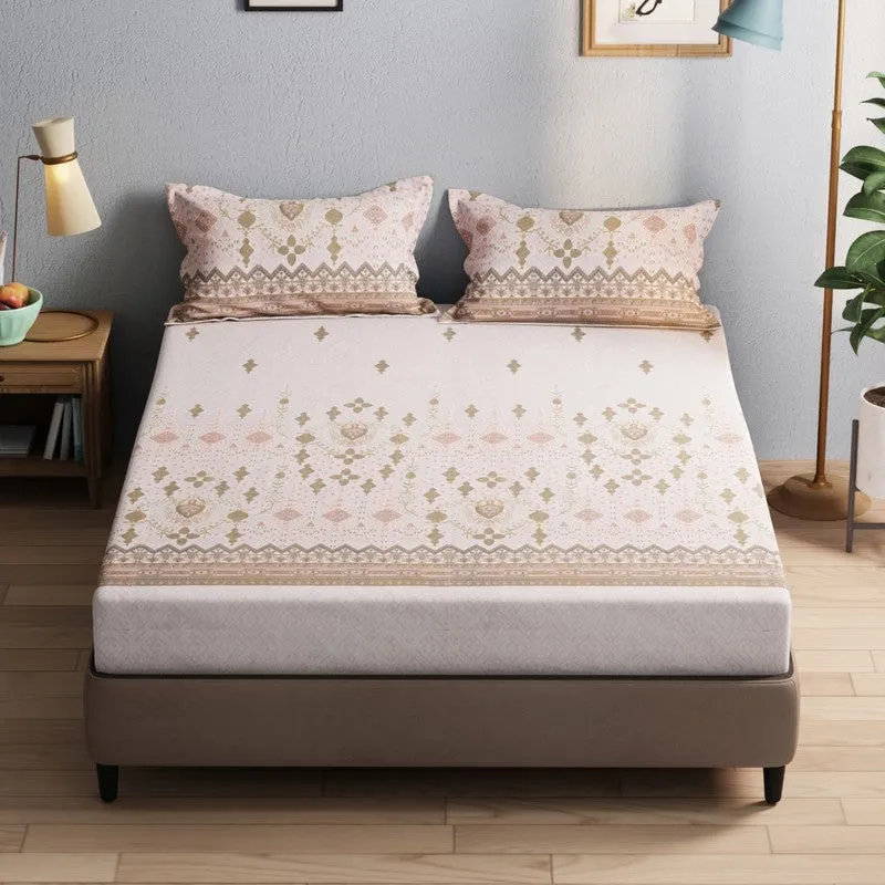 Elvric Bedsheet (Brown) - 115 GSM media 3