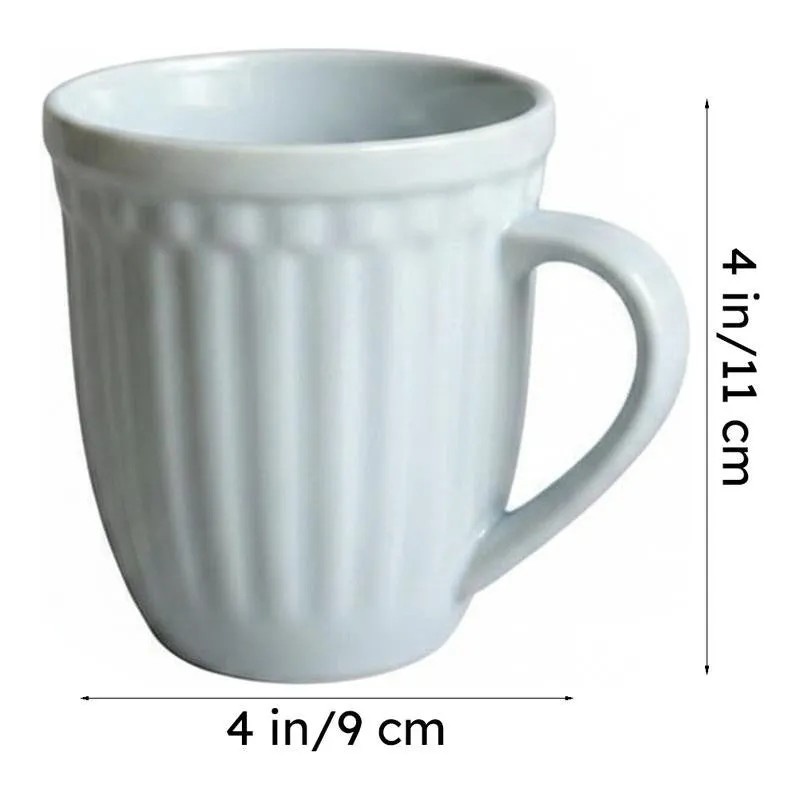 Emsley-Mug-Set-Of-Two Ceramic Coffee Mug (300 mL Each) - Set of Two media 6