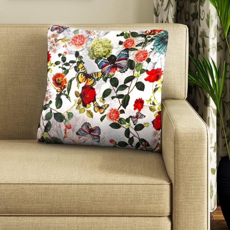 Floral Gala Printed Cushion Cover