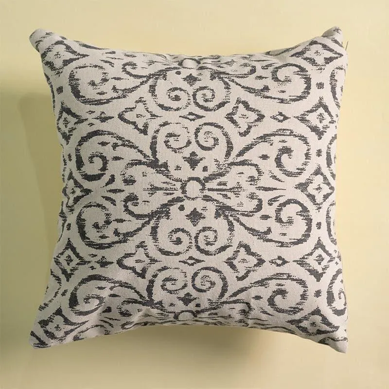 Ikat Printed Cushion Cover media 3