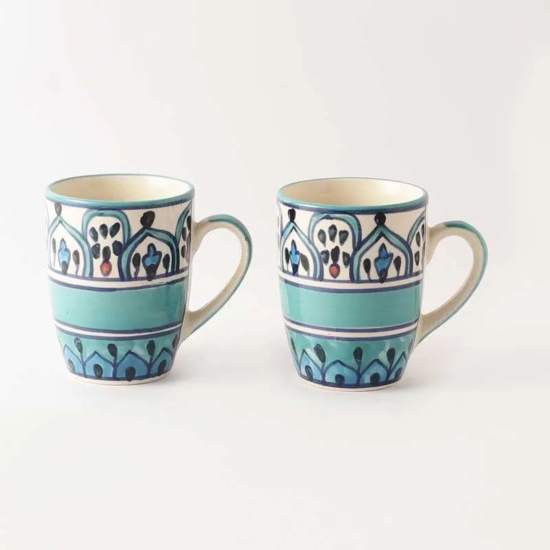 Empress Ceramic Coffee Mug (300 mL Each) - Set of Two media 4