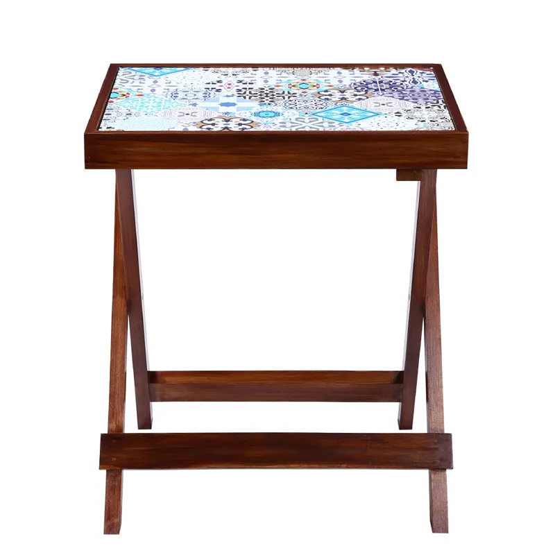 Tile Tale Folding Side Table media 5