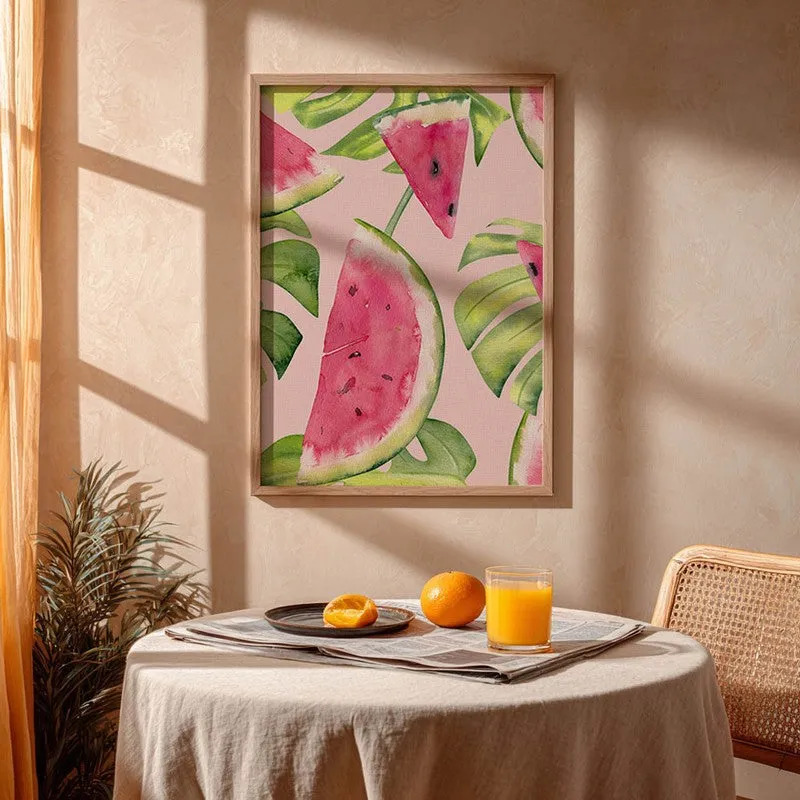 MelonBlast Archival Canvas Wall Art - Brown media 4