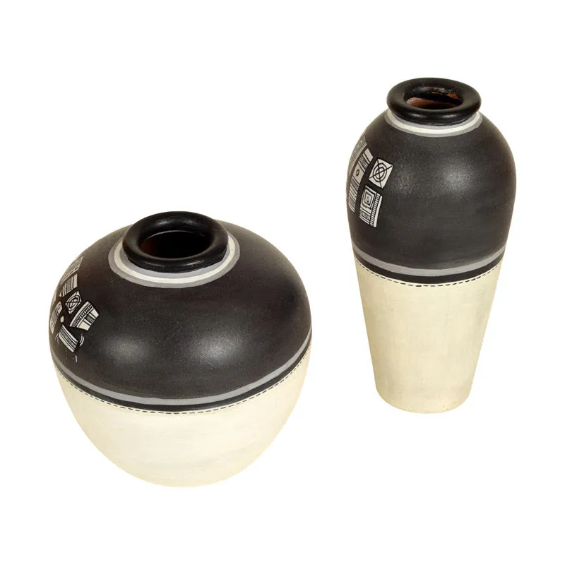 Ayesha Handcrafted Vase - Two Piece Set media 5