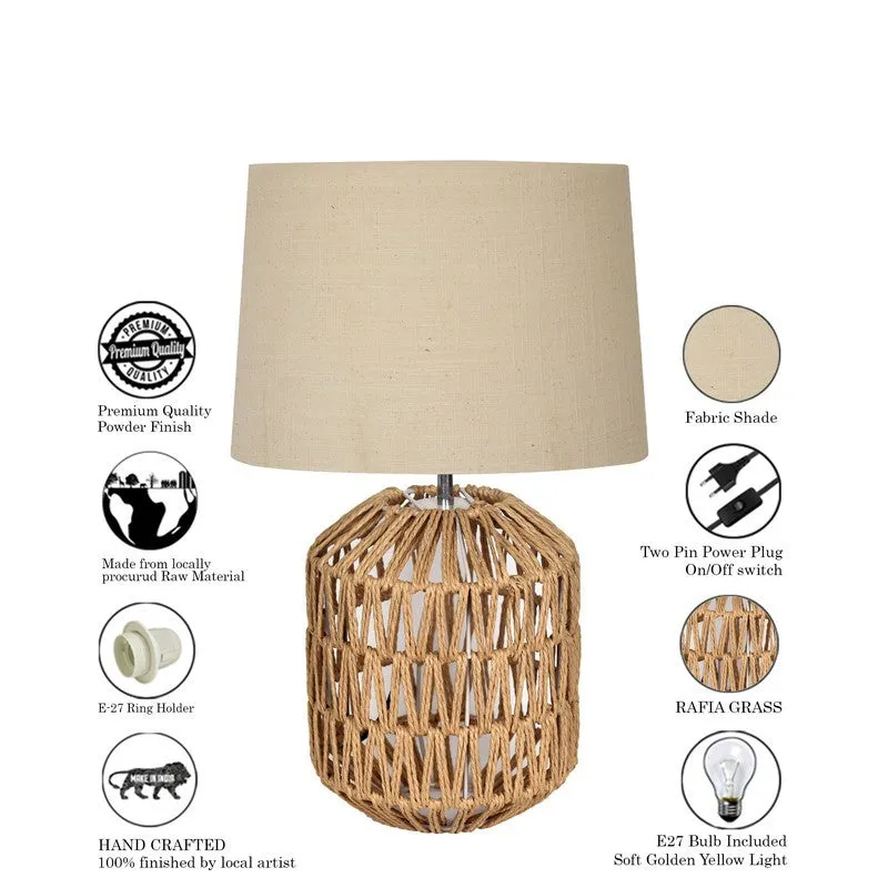 PulseGlow LED Bedside Lamp - Beige media 7