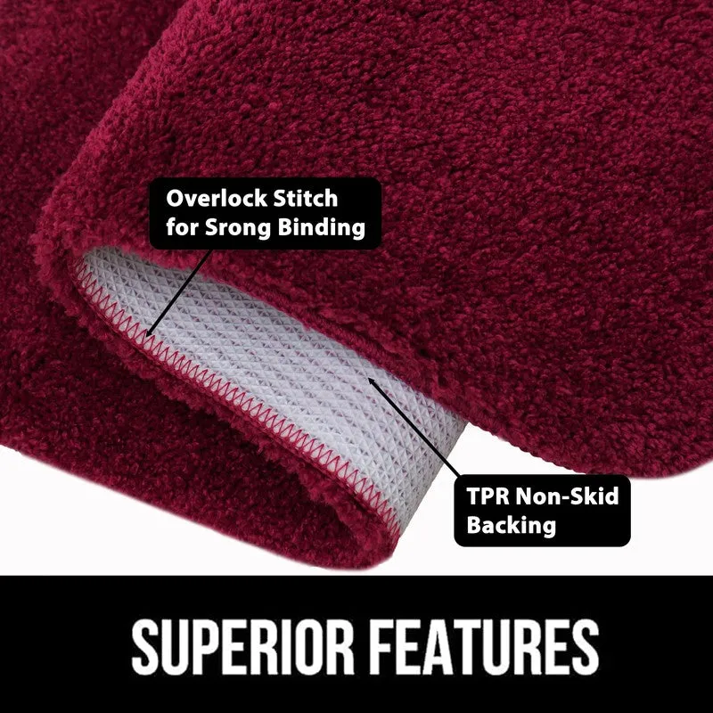 BathEase Anti Skid Runner Rug - Red media 7