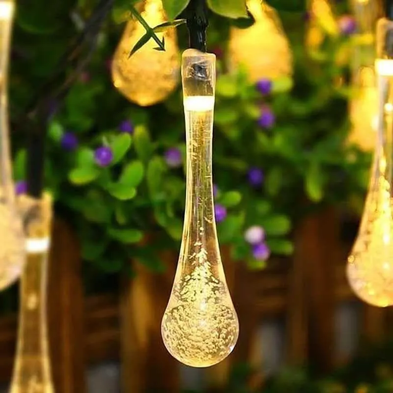 Water Drop String Light media 3