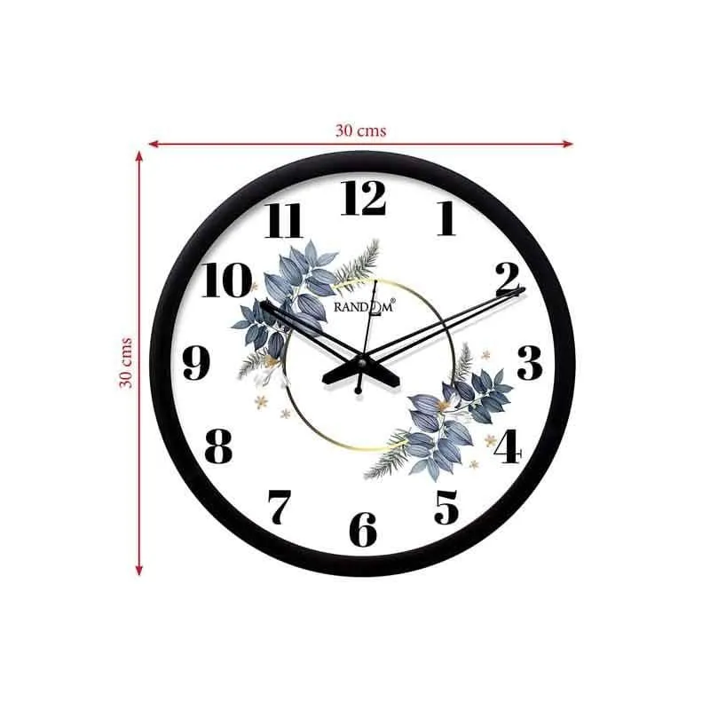 Circular Floral Talks Wall Clock media 6